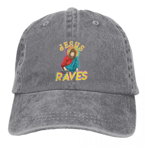Y2K Jesus Raves Baseball Cap – MAUVSTUDIO®