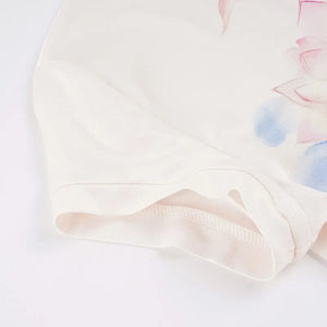 Y2K Koi Fish Top with sheer mesh, Y2K top styled with low rise bottoms