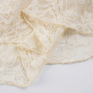 Y2K Lace Ruffle Mini Dress view 8 | MAUVSTUDIO®