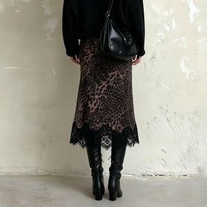 , Y2K skirt styled with a crop top