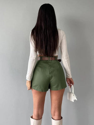 Y2K Mini Skort, Y2K skort styled with a crop top