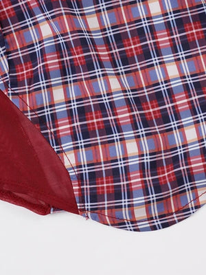Y2K Plaid Crop Top with sheer mesh, Y2K crop top styled with low rise bottoms