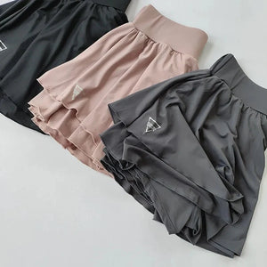 Y2K Sport Mini Skirt, Y2K mini skirt styled with a crop top
