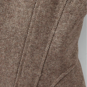 Y2K Tweed Corset Top with lace trim, Y2K corset styled with low rise bottoms