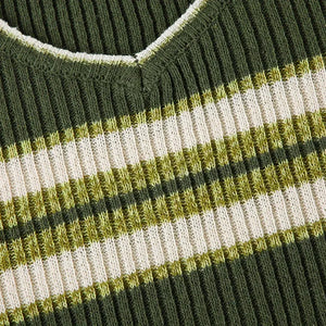 Y2K Vintage Striped Sweater