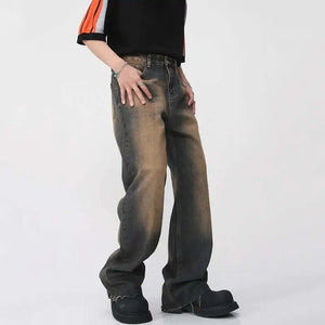 Jean large Y2K Burned Fade