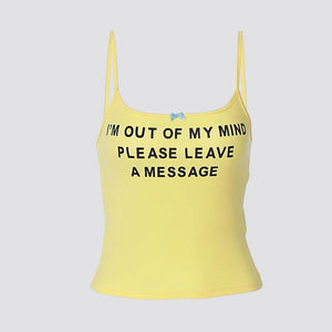 Y2K Graphic Text Tank Top – MAUVSTUDIO®