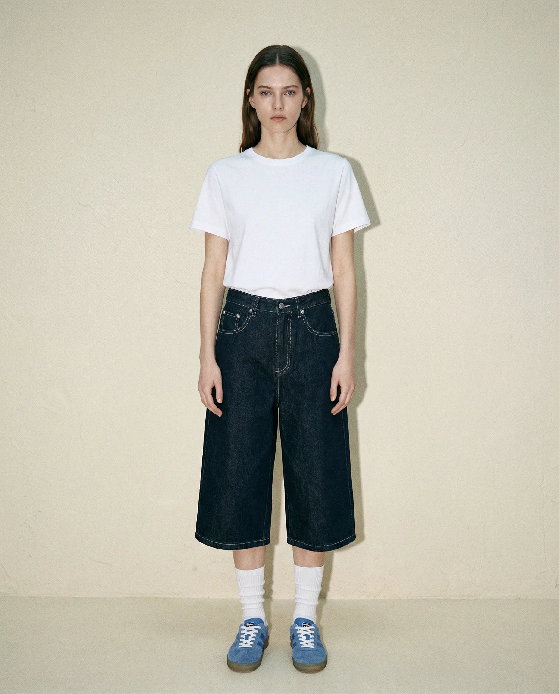 Y2K High Waist Denim Loose Fit Jorts