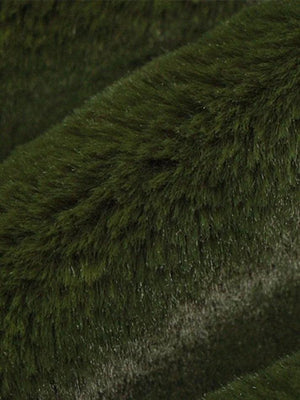 Zip Up Hooded Fuzzy Jacket