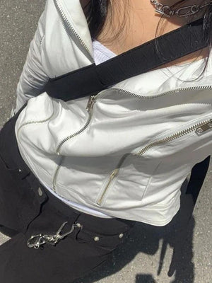 Zipper Detail Y2K Jacket