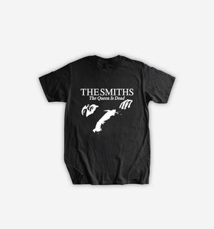 Y2K The Smiths "The Queen Is Dead" Graphic T-Shirt-Tee-black-XS-MAUV STUDIO®