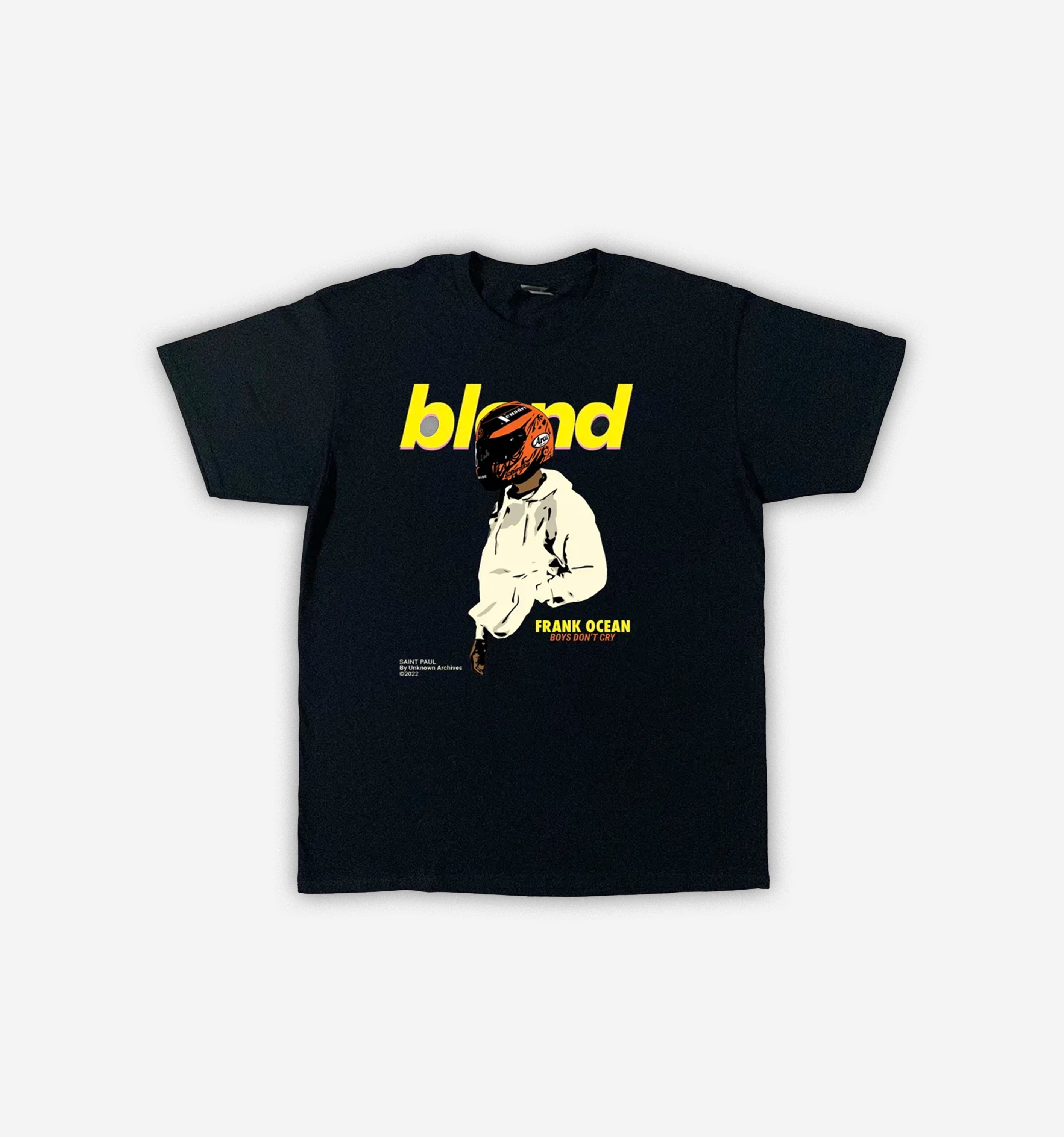 Y2K Frank Ocean "Blond" Graphic T-Shirt-Tee-Black-S-MAUV STUDIO®