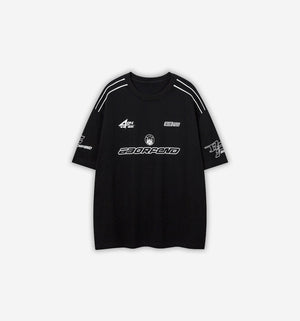 Y2K Aborfend Plain Graphic T-Shirt-Tee-black-S-MAUV STUDIO®