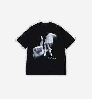 Finger Cross Y2K Oversize T-Shirt