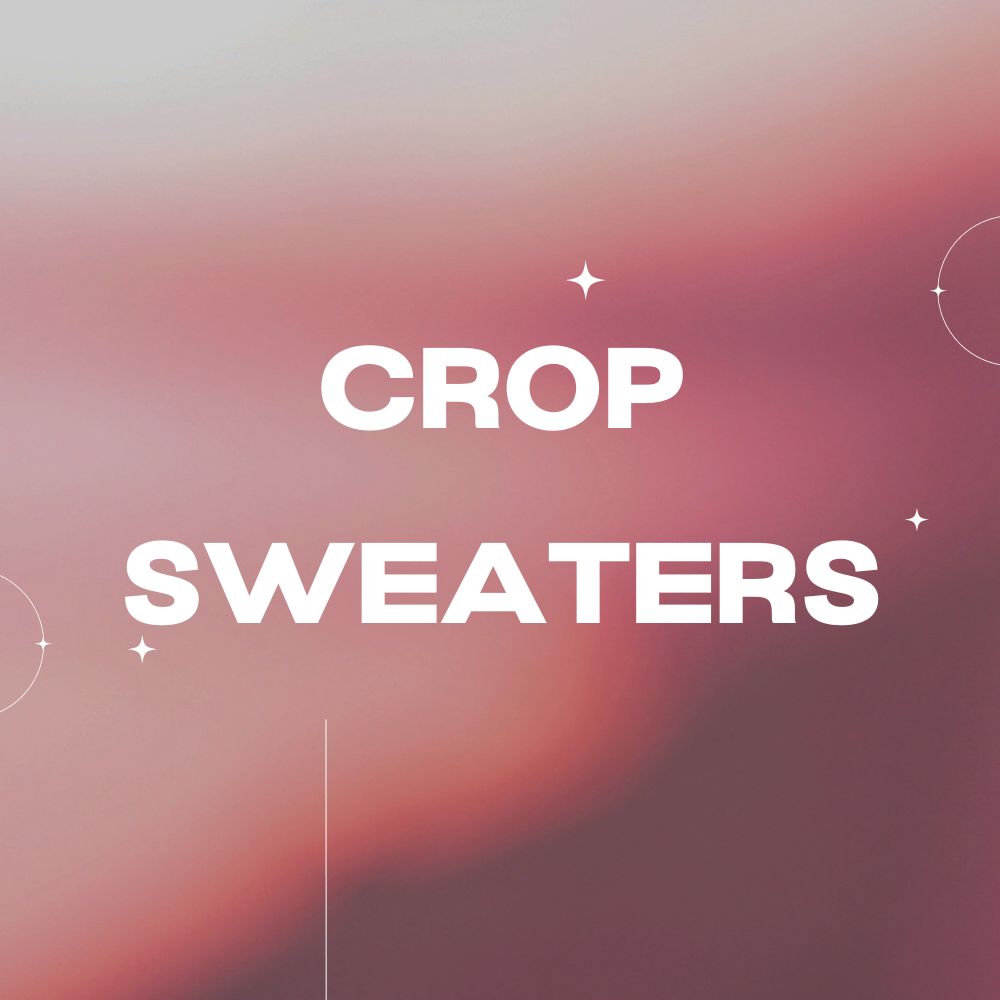 Women's Crop Sweaters Collection - Mauv Studio