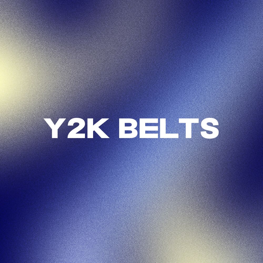 Y2K Belts | 2000s Statement Style – MAUVSTUDIO®