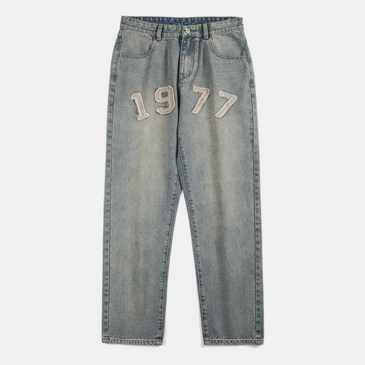 '1977' Jeans-Jeans-MAUV STUDIO-STREETWEAR-Y2K-CLOTHING