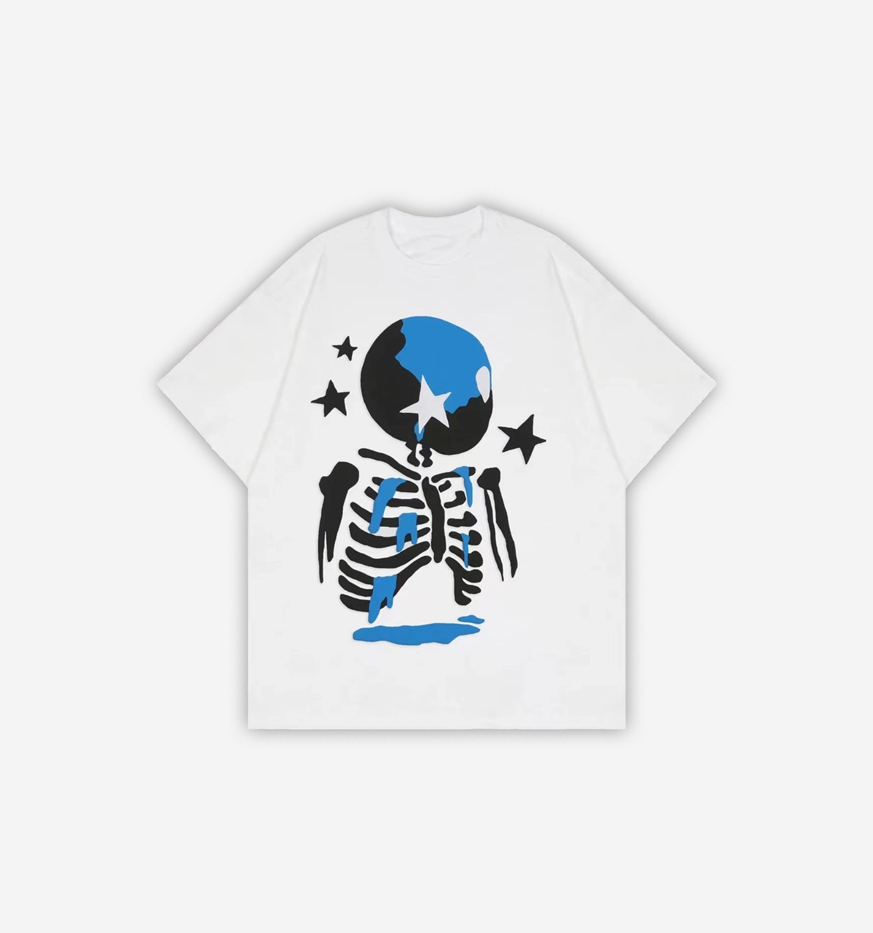 Y2K Skeleton Club Graphic T-Shirt-Tee-S-MAUV STUDIO®