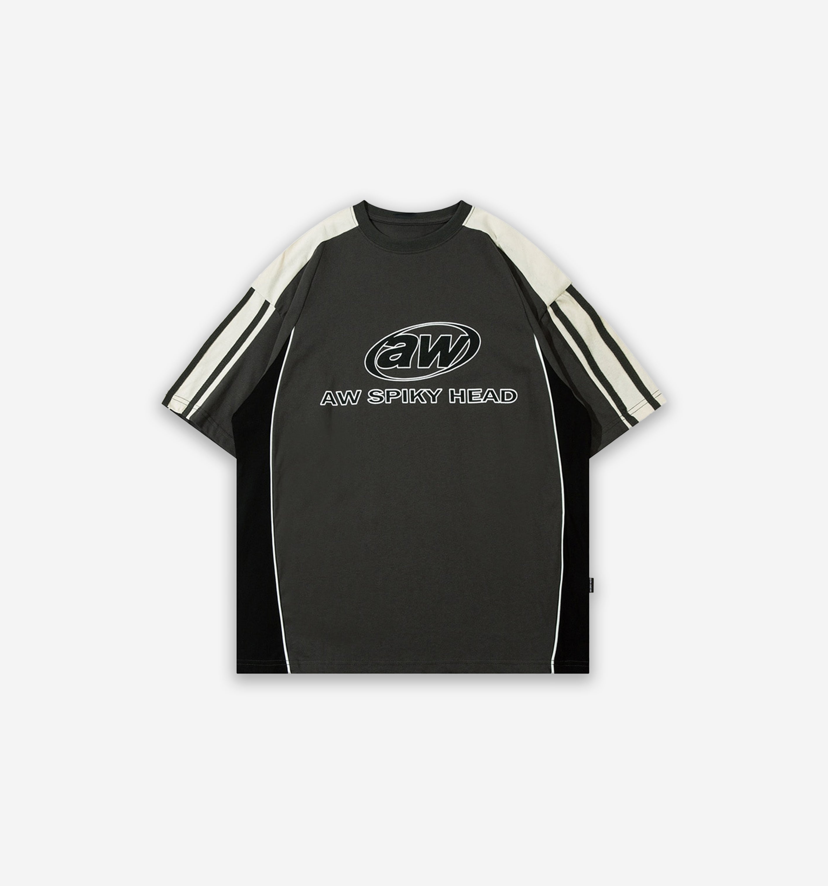 Y2K Spiky Head Graphic T-Shirt-Tee-Black-M-MAUV STUDIO®