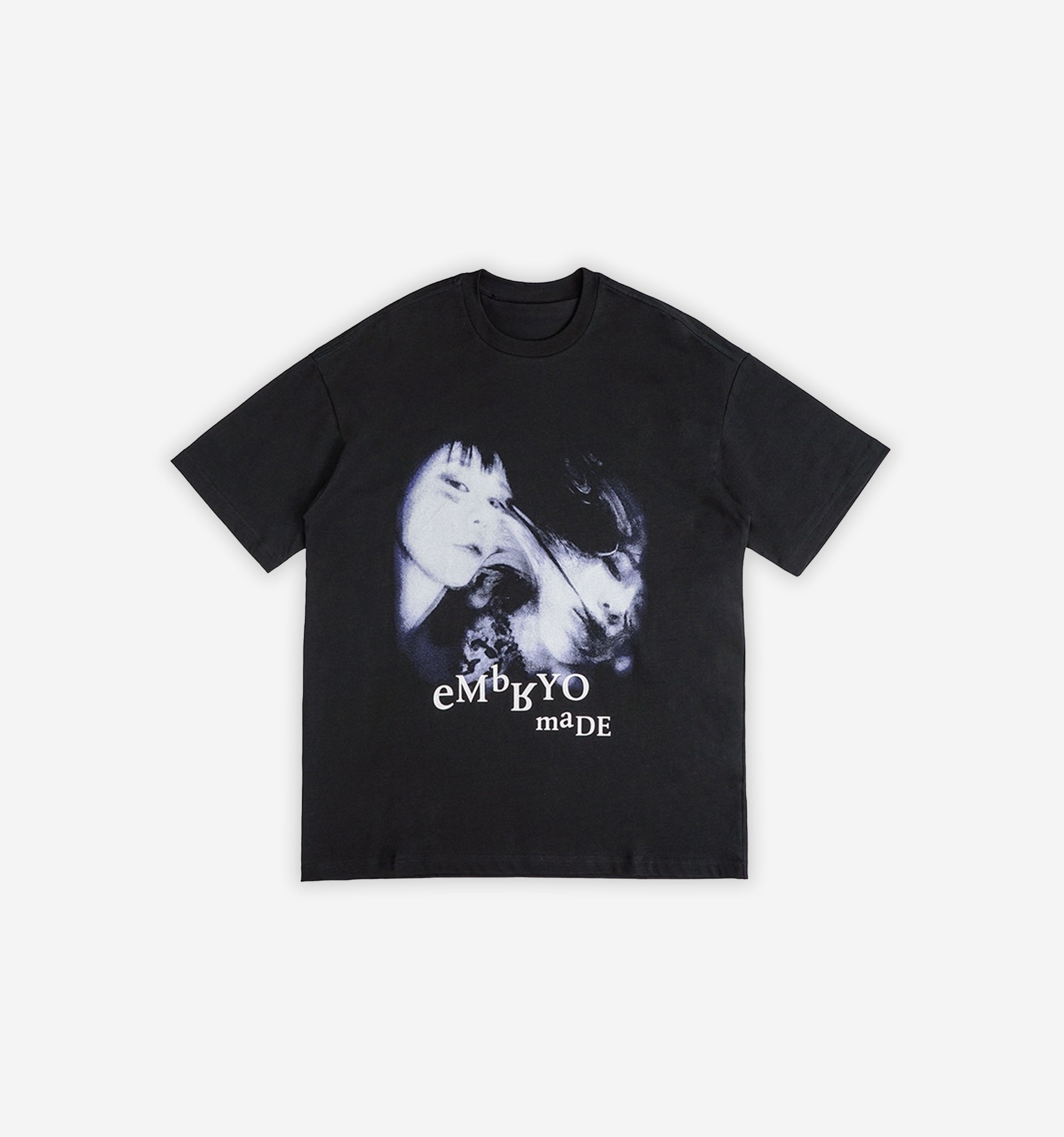 Y2K Embryo Graphic T-Shirt-Tee-Black-S-MAUV STUDIO®