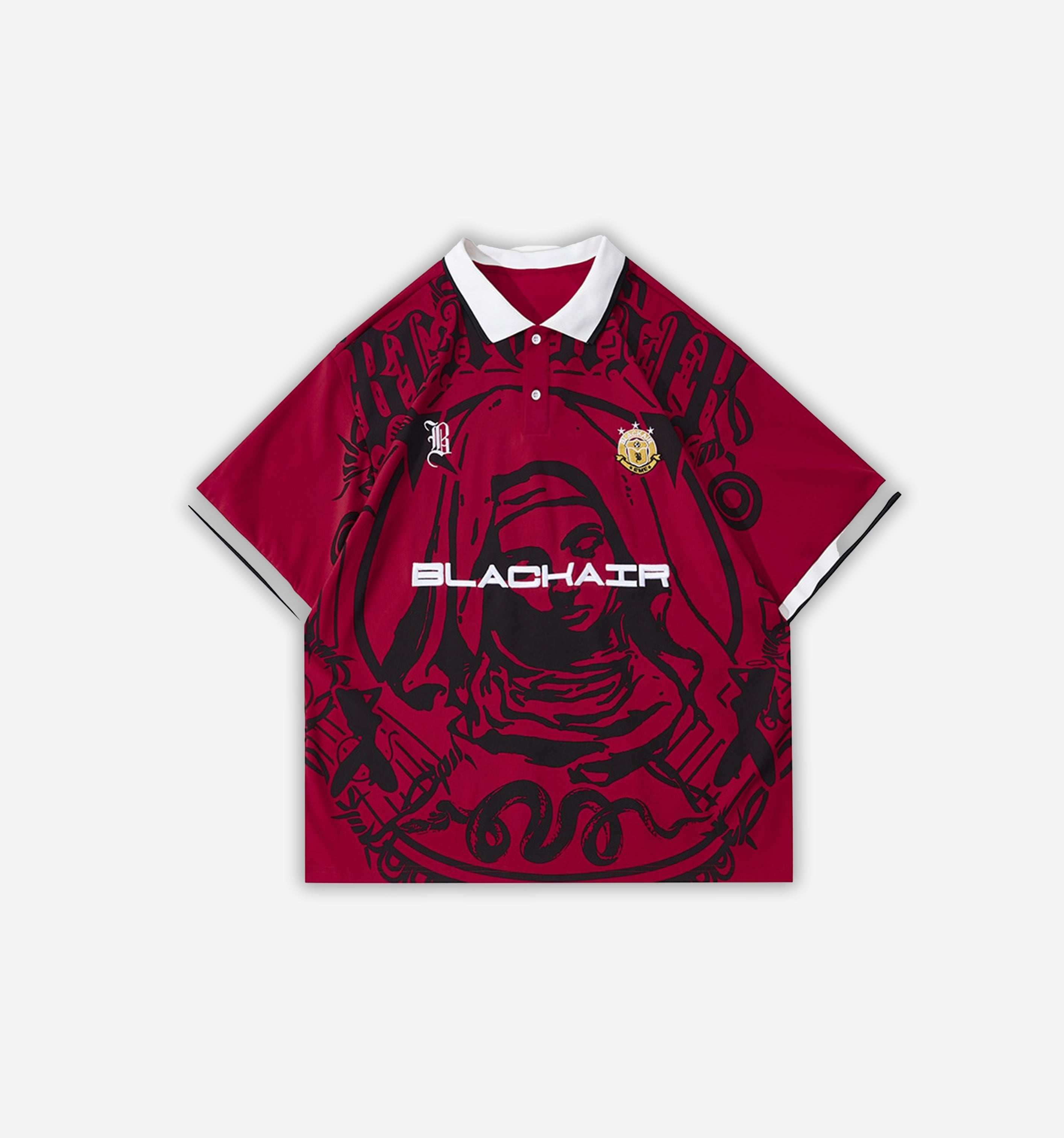 Y2K BlackAir Graphic T-Shirt-Tee-Red-M-MAUV STUDIO®