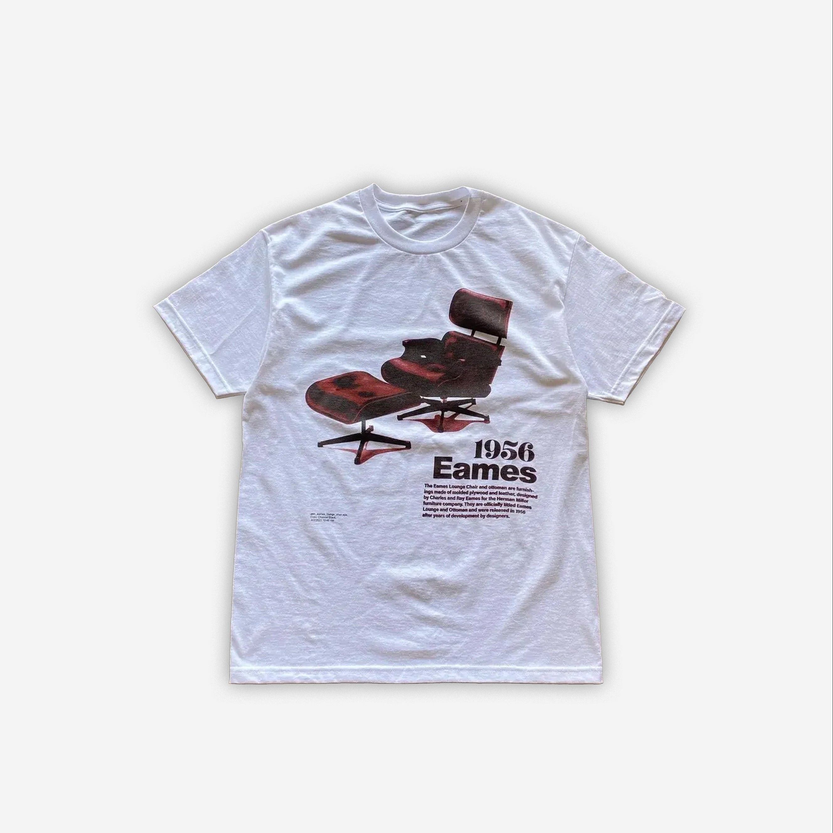 Y2K "Eames Chair" Graphic T-Shirt-Tee-S-MAUV STUDIO®