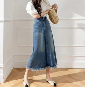 , Y2K skirt styled with a crop top