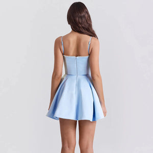 A-Line Mini Dress view 4 | MAUVSTUDIO®