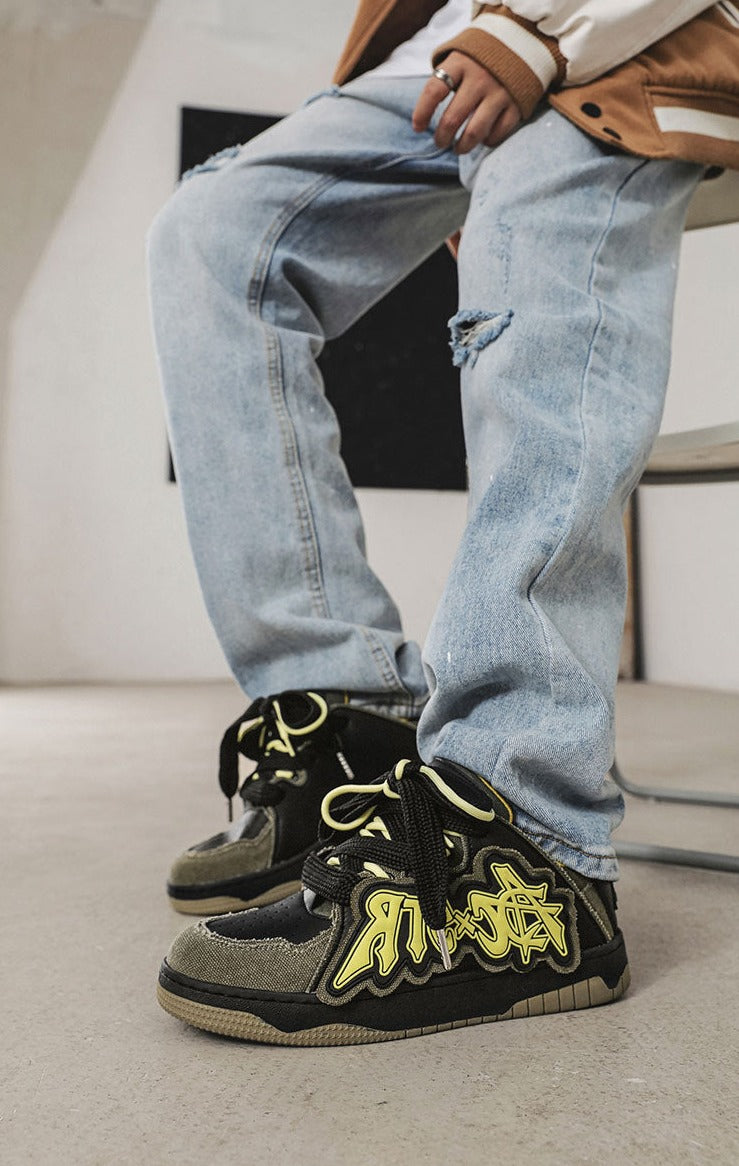 'AC' Shoes-Sneakers-MAUV STUDIO-STREETWEAR-Y2K-CLOTHING
