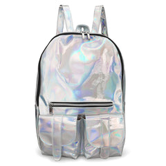 Acid Holographic Backpack-Backpacks-MAUV STUDIO-STREETWEAR-Y2K-CLOTHING
