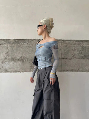Acubi Mesh Top – MAUVSTUDIO®