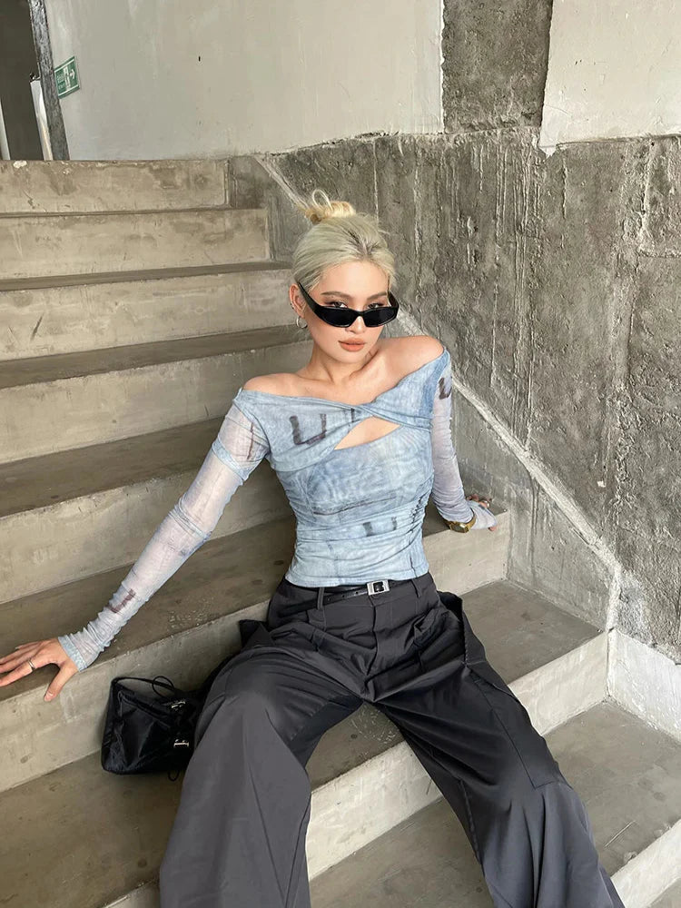 Acubi Mesh Top – MAUVSTUDIO®
