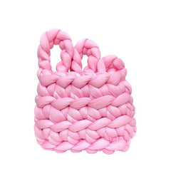 Aesthetic Crochet Bag-Handbags-MAUV STUDIO-STREETWEAR-Y2K-CLOTHING