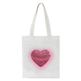 Aesthetic Heart Tote Bag-Handbags-MAUV STUDIO-STREETWEAR-Y2K-CLOTHING