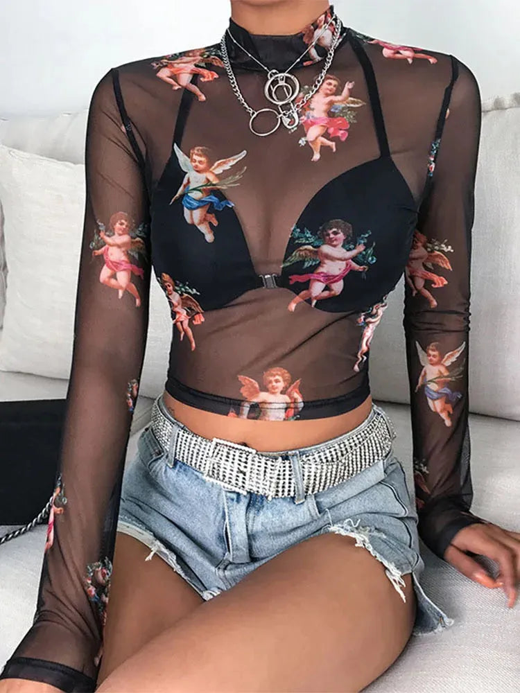 Angels Sheer Top – MAUVSTUDIO®