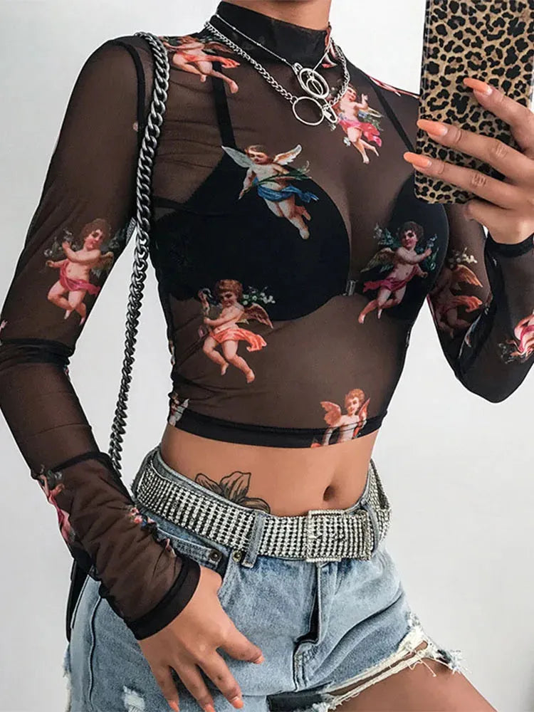 Angels Sheer Top – MAUVSTUDIO®