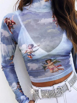 Angels Sheer Top – MAUVSTUDIO®