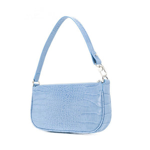 Baby Blue Baguette Bag-Handbags-MAUV STUDIO-STREETWEAR-Y2K-CLOTHING