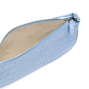 Baby Blue Baguette Bag-Handbags-MAUV STUDIO-STREETWEAR-Y2K-CLOTHING