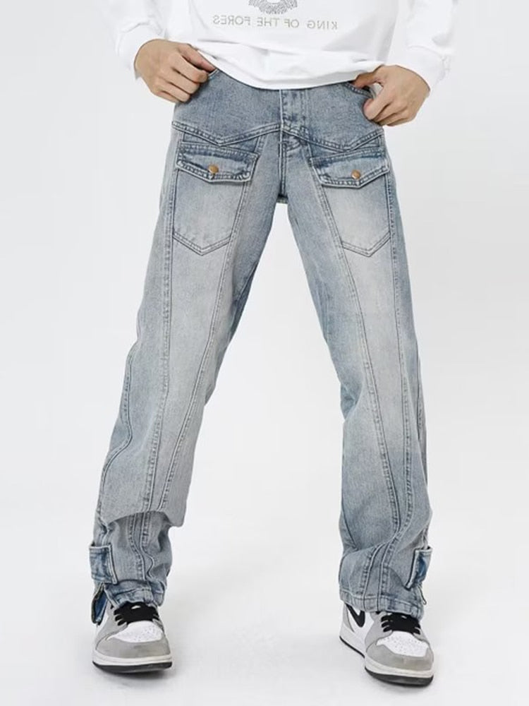 'Backwards' Jeans-Jeans-MAUV STUDIO-STREETWEAR-Y2K-CLOTHING