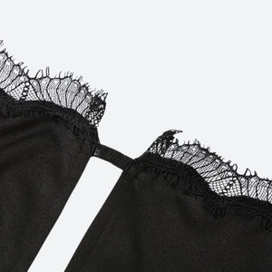 Baddie Backless Slit Mini Dress view 5 | MAUVSTUDIO®