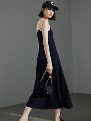 Basic Midi Dress view 2 | MAUVSTUDIO®