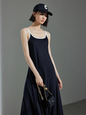 Basic Midi Dress view 3 | MAUVSTUDIO®