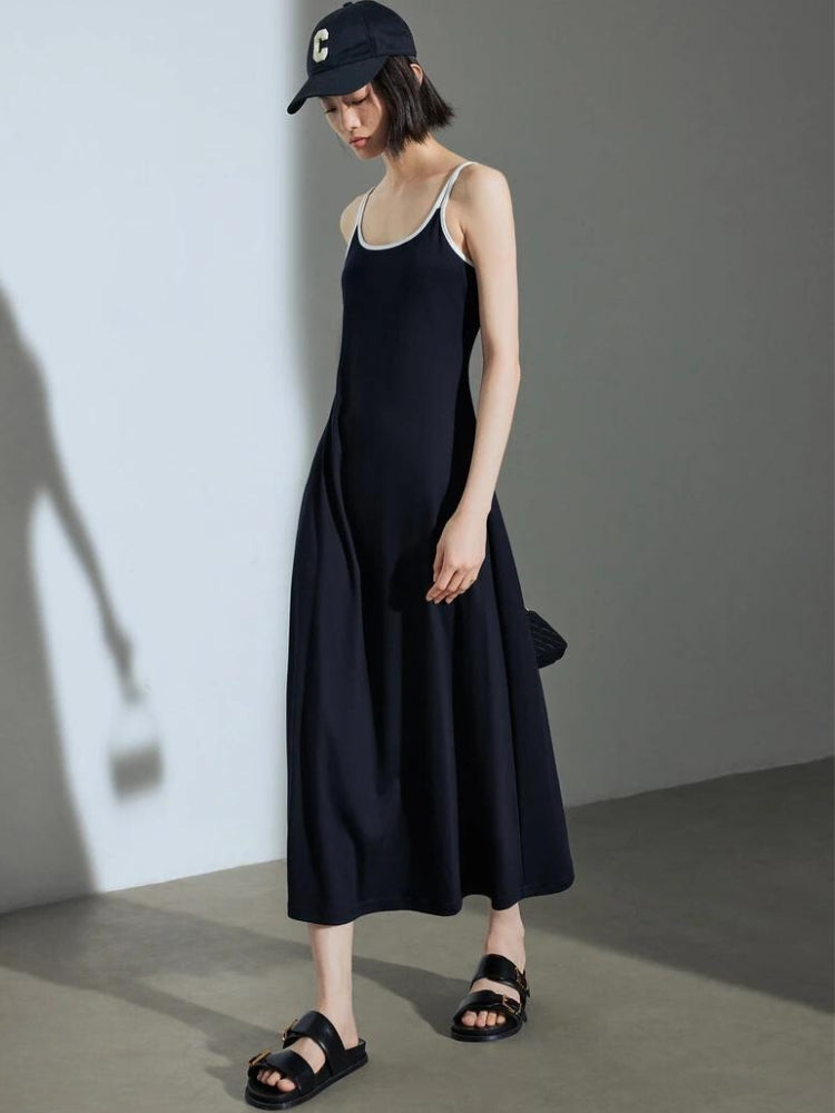 Basic Midi Dress view 7 | MAUVSTUDIO®