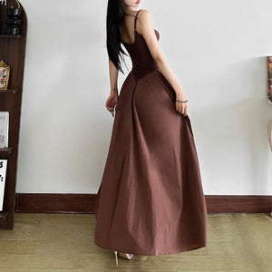 Basque Waist Dress view 2 | MAUVSTUDIO®