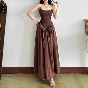 Basque Waist Dress view 4 | MAUVSTUDIO®