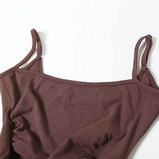 Basque Waist Dress view 7 | MAUVSTUDIO®