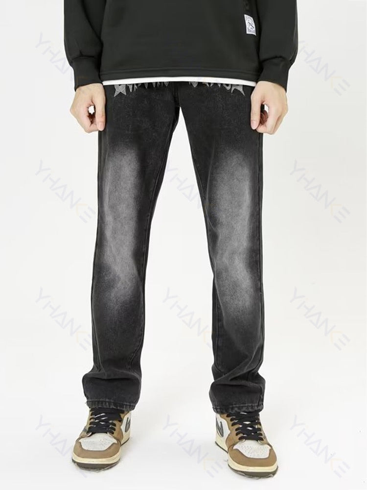 'Bats' Jeans-Jeans-MAUV STUDIO-STREETWEAR-Y2K-CLOTHING