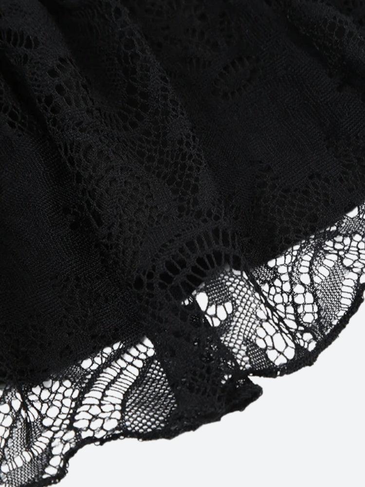 , Y2K skirt styled with a crop top
