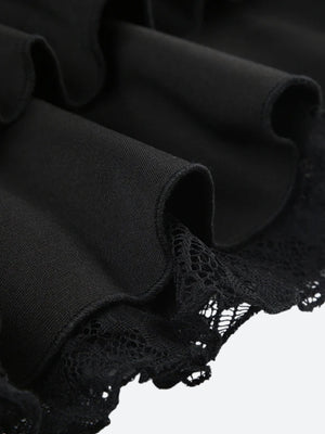 , Y2K skirt styled with a crop top